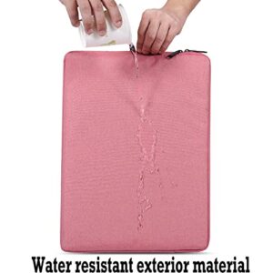 11-11.6-12 Inch Waterproof Laptop Sleeve Bag Compatible with MacBook Air 11.6/MacBook 12 Inch, Acer Chromebook R 11,HP Chromebook 11, Lenovo ASUS Samsung Chromebook 11.6 inch Notebook Tablet Case,Pink