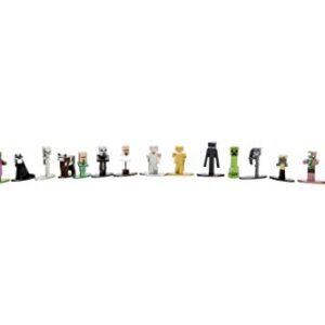 JADA Minecraft 20-Pack Wave 1 Nano METALFIGS 1.65" Die - Cast Figures, Multicolor (30125)