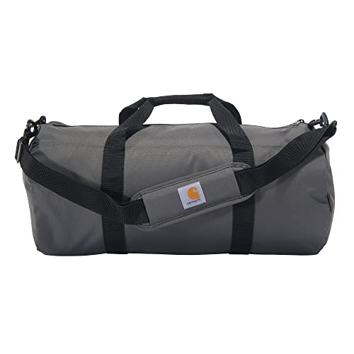 Carhartt Trade Series 2-in-1 Packable Duffel with Utility Pouch, Grey, Medium (21.5-Inch)