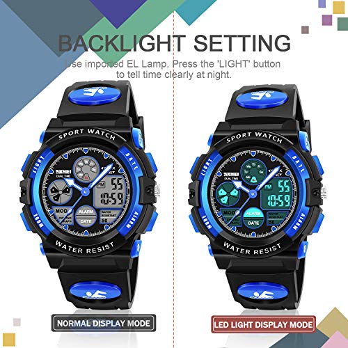Boy Digital Watch Gifts for 5-15 Year Old Boys Girl Teen, Toys 6-16 Present Kids Age