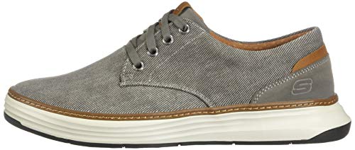 Skechers mens Skechers Men s Moreno Canvas Oxford Shoe, Beige (Tpe 578), 10.5 US