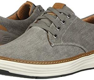 Skechers mens Skechers Men s Moreno Canvas Oxford Shoe, Beige (Tpe 578), 10.5 US