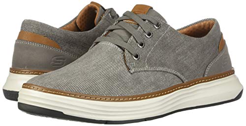 Skechers mens Skechers Men s Moreno Canvas Oxford Shoe, Beige (Tpe 578), 10.5 US