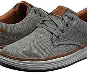 Skechers mens Skechers Men s Moreno Canvas Oxford Shoe, Beige (Tpe 578), 10.5 US