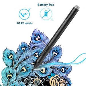 Drawing Tablet VEIKK A50 Graphics Tablet with Battery-Free Passive Pen Support Mac,Window,Linux OS,Tilt Pressure and 8 Shortcut Keys