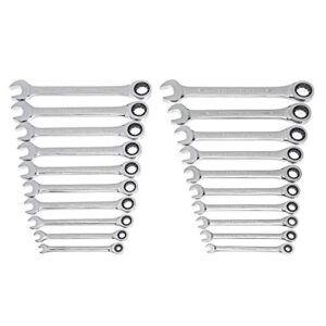 gearwrench 20 piece ratcheting wrench set, sae/metric - 35720