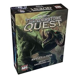 thunderstone quest ripples in time expansion - board game, card game, deckbuilding fantasy adventure, high replay value, 2-4 players, 60-90 mins, ages 14+, alderac entertainment group (aeg)