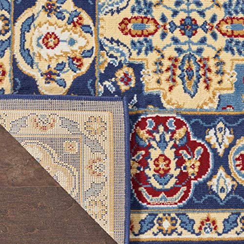 Nourison Grafix Persian Multicolor 5'3" x 7'3" Area -Rug, Easy -Cleaning, Non Shedding, Bed Room, Living Room, Dining Room, Kitchen (5x7)