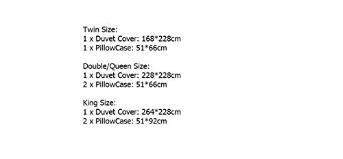 Tookkata - 1 Set Bedding Sets Duvet Cover Set Quilt Cover Bed Sheet Pillow Case Queen King Khaki (Double/Queen)