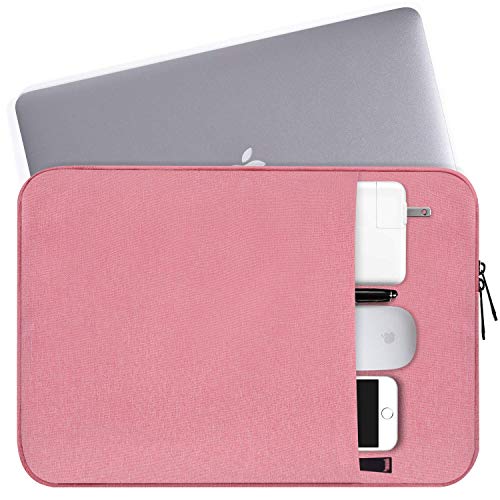 14-15 Inch Laptop Sleeve Bag Waterproof Shockproof Notebook Case for Acer Chromebook 14/Acer Aspire 14", HP Steam 14/HP Chromebook 14, MacBook Pro 15"/15.4", LG Gram 14, 14 inch Laptop Bag, Pink