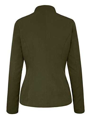 luvamia Mujer Chaqueta Blazer Jackets for Women Blazer Jacket Blazer Womens Suit Jackets and Blazers Blazers for Women Business Casual Army Green Size X-Large