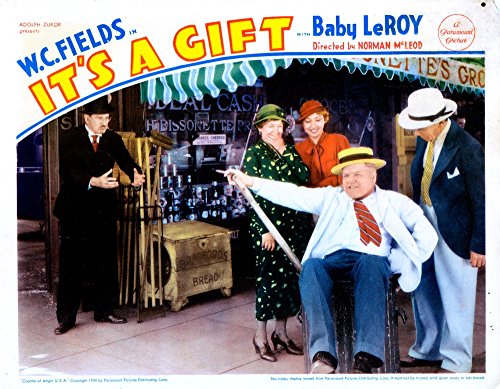 Posterazzi It'S A Gift Us Lobbycard W.C. Fields (Sitting) 1934. Movie Masterprint Poster Print, (28 x 22)