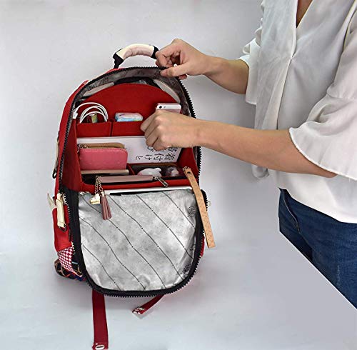 VANCORE Felt Backpack Organizer Insert for Rucksack Handbag Shoulder Bag (Beige,Small)