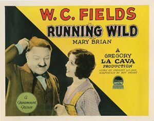 posterazzi running wild from left: w.c. fields mary brian 1927 movie masterprint poster print, (28 x 22)