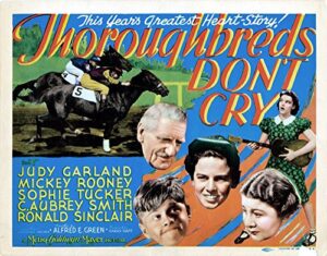 posterazzi thoroughbreds don't cry us judy garland mickey rooney sophie tucker ronald sinclair c. aubrey smith 1937 movie masterprint poster print, (28 x 22)