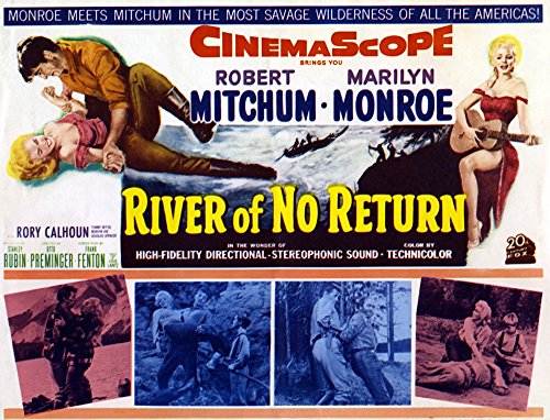 Posterazzi River Of No Return Marilyn Monroe Robert Mitchum 1954 Tm & Copyright (C) 20Th Century Fox Film All Rights Reserved. Movie Masterprint Poster Print, (28 x 22)