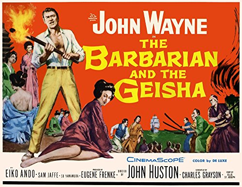 Posterazzi The Barbarian And The Geisha John Wayne Eiko Ando 1958 (C) 20Th Century Fox Tm & Copyright/Courtesy: Everett Collection Movie Masterprint Poster Print, (28 x 22)