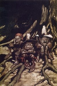 rip van winkle 1905 gravest faces poster print by a rackham (18 x 24)