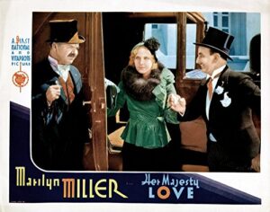 posterazzi her majesty love us lobbycard w.c. fields marilyn miller leon errol 1931 movie masterprint poster print, (28 x 22)