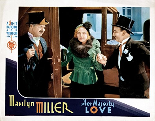 Posterazzi Her Majesty Love Us Lobbycard W.C. Fields Marilyn Miller Leon Errol 1931 Movie Masterprint Poster Print, (28 x 22)