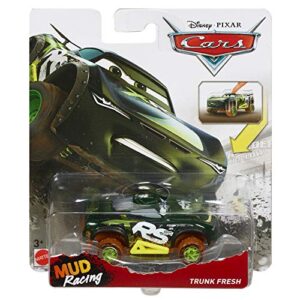 Disney Car Toys XRS Mud Racing Steve Slick Lapage Vehicle 155 Scale Die-Casts, Real Suspensions, Off-Road, Dirt-Splashed Design, All-Terrain Wheels, Ages 3 and upâ€‹