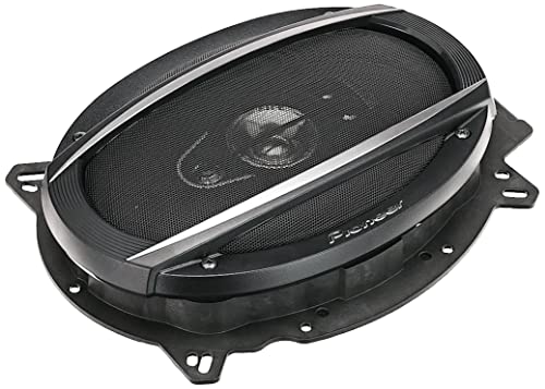 Pioneer TS-A6970F, 4-Way Car Audio Speakers, Full Range, Clear Sound Quality, Easy Installation and Enhanced Bass Response, 6” x 9” speakers