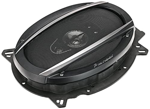 Pioneer TS-A6970F, 4-Way Car Audio Speakers, Full Range, Clear Sound Quality, Easy Installation and Enhanced Bass Response, 6” x 9” speakers