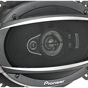 Pioneer TS-A6970F, 4-Way Car Audio Speakers, Full Range, Clear Sound Quality, Easy Installation and Enhanced Bass Response, 6” x 9” speakers