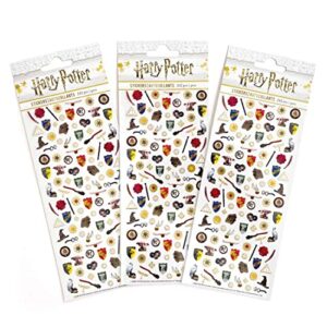 paper house productions stm-0021 harry potter micro stickers, 3 pack, 3-pack, colors may vary