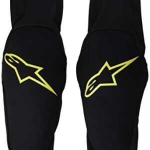 Alpinestars Men's Paragon Plus Knee Protector, Black Acid Yellow, XX-Large