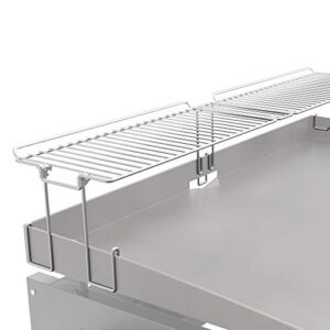 yukon glory™ griddle warming rack - designed for blackstone griddles 28" 1517 - new & improved design, one-step clip on attachment (not for pro-series)