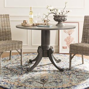 safavieh home forest traditional grey wash drop leaf dining table