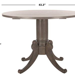 Safavieh Home Forest Traditional Grey Wash Drop Leaf Dining Table
