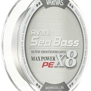 VARIVAS Avani Sea Bass Max Power PE x8 (Stealth Gray, 150m, 20.2 lb (#1))