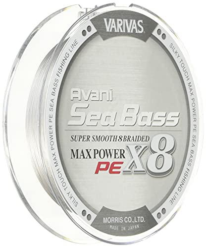 VARIVAS Avani Sea Bass Max Power PE x8 (Stealth Gray, 150m, 20.2 lb (#1))