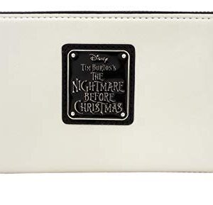 Loungefly x Nightmare Befor Christmas Debossed Wallet, Cream, One Size
