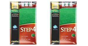 scotts lawnpro step 4 lawn fertilizer - 12.5 lb. 23622 (pack of 2)