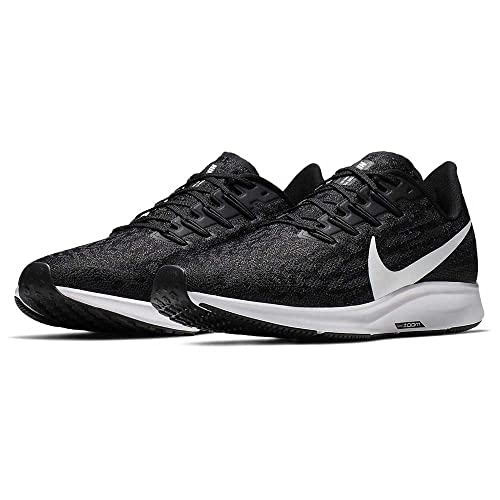 Nike Mens Air Zoom Pegasus 36 Black/White-Thunder Grey Aq2203 002 Size - 8.5