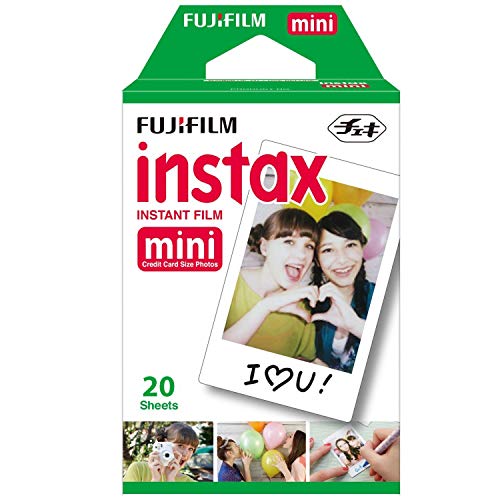 Fuji Mini Instant Film 12 x 10 Packs 120 Prints with 60 Frame Stickers