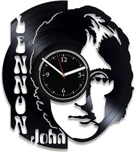 kovides j. lennon vinyl wall clock the beatle home decor beatle wall art music clock john lenno xmas idea for fan rock band art beatle vinyl record clock j.lennon birthday for man