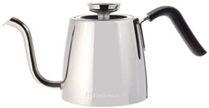 kitchenaid precision gooseneck stovetop kettle, 1 liter, stainless steel