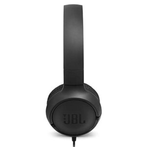 JBL TUNE500 Wired On-Ear Headphones with One-Button Remote and Mic (Black)