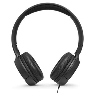 JBL TUNE500 Wired On-Ear Headphones with One-Button Remote and Mic (Black)