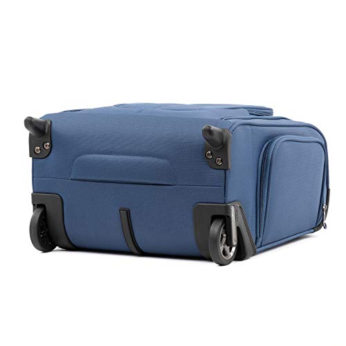 Travelpro Tourlite Softside Lightweight Rolling Underseat Compact Carry-On Upright 2 Wheel Bag, Men and Women, Blue, 15-Inch