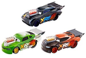 disney pixar cars xrs drag racing 3-pack