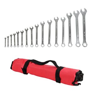 abn raised panel combination wrench set sae standard wrench set 1/4in to 1-1/4in 16-piece combination wrenches set