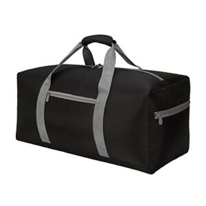 ifaraday foldable duffel bag 22 inch small lightweight luggage bag for travel gym sport-black