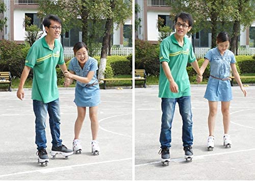 sanheng fire Deformation Parkour Shoes Four Rounds of Running Shoes Roller Skates