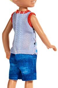 ​Barbie Club Chelsea Doll, 6-Inch Blonde Boy Doll Wearing Puppy-Themed Romper, for 3 to 7 Year Olds