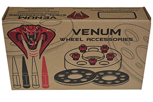 Venum wheel accessories 20 Pc +1 Key - Black Solid Spike Lug Nuts | 1/2"-20 Thread | 4.5" Tall | Works with Chevrolet GMC C10 K10 1/2 Ton Trucks K5 Blazer Jimmy - Aftermarket Wheels